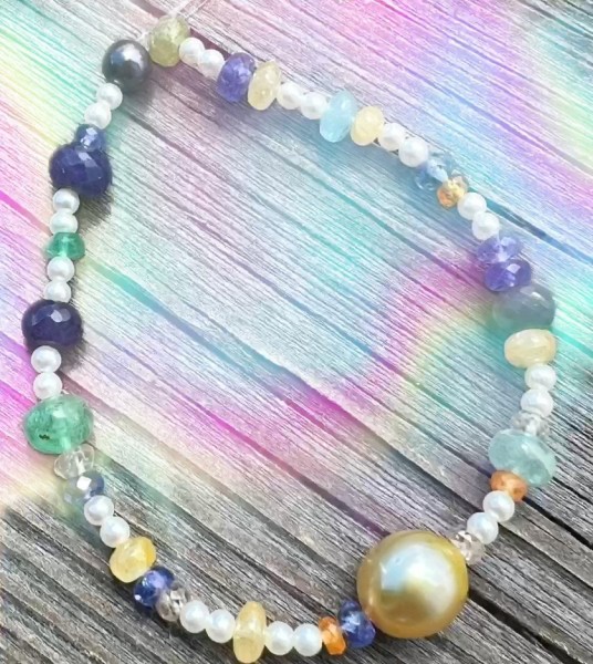 Gem Surprise Bracelet...quickly slipped over your wrist...high Quality