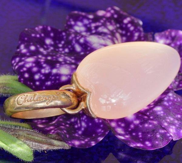 CHILANGO Anhänger Jewel Heart Rose Calzedon 925er Silber rose 50 x 18 mm orig. Etui