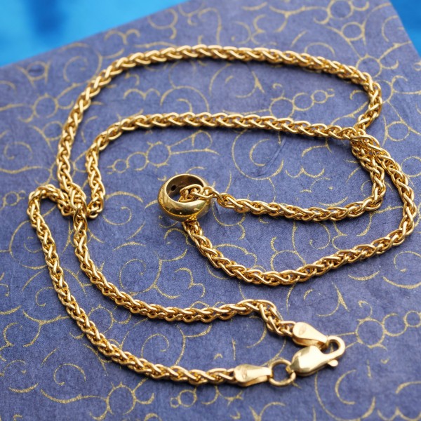 Plait Chain in 333 Yellow gold...a very nice Gift